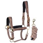 Equestrian Society – căpăstru de grajd cu funie de conducere (halter și lead rope)