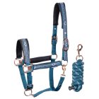 Equestrian Society – căpăstru de grajd cu funie de conducere (halter și lead rope)