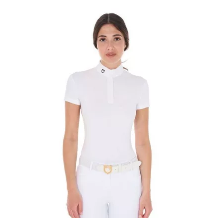 Guler slim fit pentru femei mandarin tricou polo de concurs