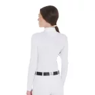 Slim fit pentru femei tricou polo de concurs cu mânecă lungă