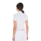 Femei slim fit stretch tricou polo de concurs