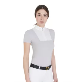 Femei short-sleeved slim fit tricou polo de concurs