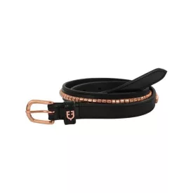 Curea de piele decorată cu lanț rosegold