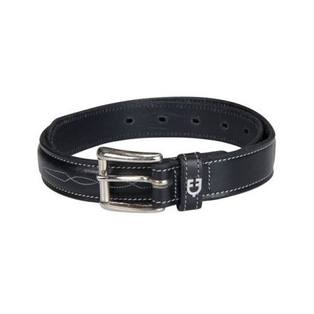 Curea de piele cu broderie artizanală