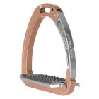 Etrier din aluminiu Acavallo Arco - maro deschis