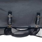 Pătură de zbor din material respirabil cu mască și protecție pentru gât