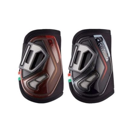 Protector de gleznă cu eliberare rapidă cu gel Acavallo - negru, 2