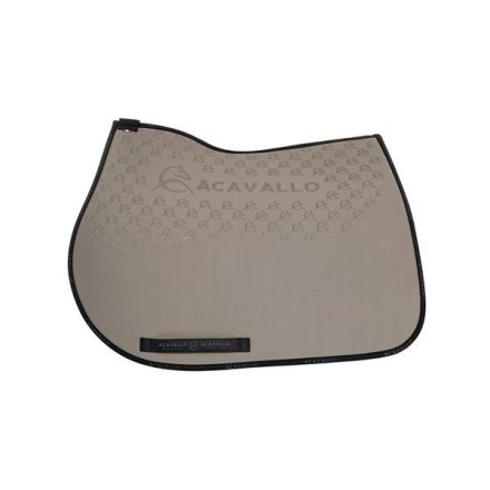 Valtrap de sărituri cu grip Acavallo Lycra- bej/alb