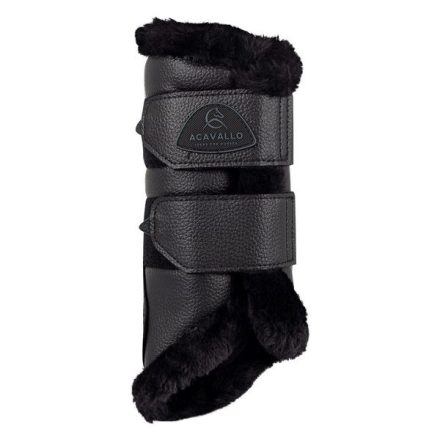 Aparator de tendon anatomic Acavallo cu blana sintetica - L, alba