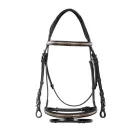 Frâu Equestro Clincer( auriu) - cob, negru