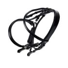 Frâu dublu Equestro fără dârlogi - cob