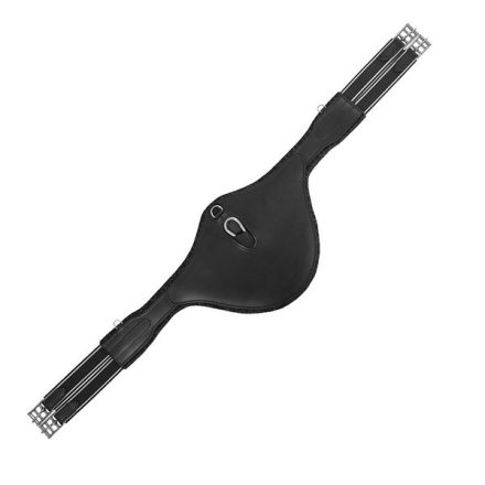 Chingă cu burtieră Equestro - 100 cm, maro