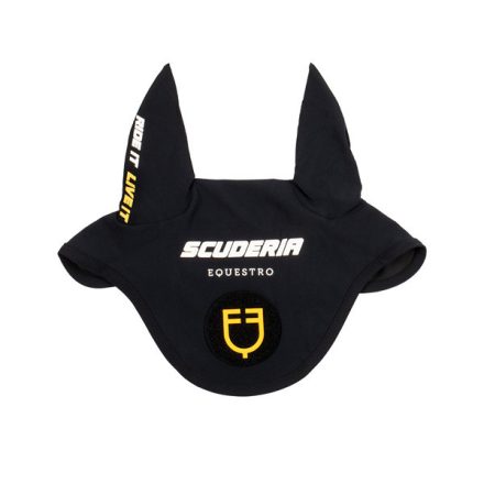 Căști de urechi Equestro cu logo Velcro