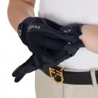 Mănuși pentru copii Equestro - 10-12 ani, albe