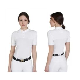 Tricou de concurs damă Equestro Mesh - L
