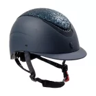 Tocă cu cristale Equestro Narrow Rim Rhinestone - L, Negru
