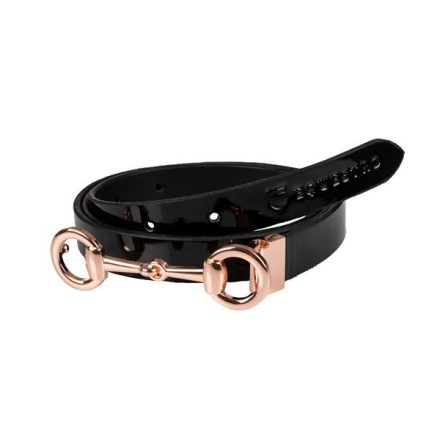 Curea strălucitoare damă cu decor de zăbală, Equestro - 100 cm