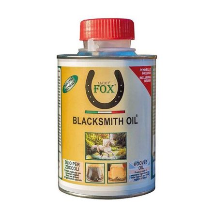 Umbria Equitazione Blacksmith ulei negru de copite cu pensulă (500 ml)
