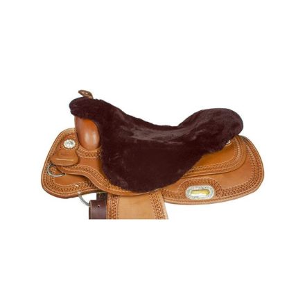 Husă de șa cu blăniță Umbria Equitazione (western) - maro