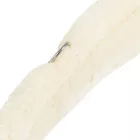 Chingă Equestro Candice cu blană artificială - 150 cm, maro