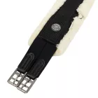 Chingă Equestro Candice cu blană artificială - 150 cm, maro