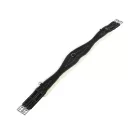 Chingă cu blăniță artificială Equestro - neagra, 115 cm
