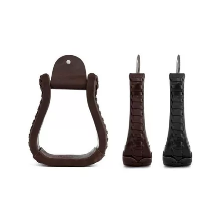 Scărițe western Lakota - maro