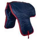 Geantă căptușită pentru șa - albastru închis/argintiu