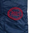 Geantă căptușită pentru șa - albastru închis/argintiu