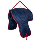 Geantă căptușită pentru șa - albastru închis/argintiu