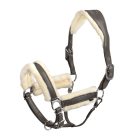 Căpăstru din polipropilenă cu căptușeală din blană artificială de oaie