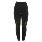Női slim fit leggings mikro mesh betétekkel