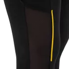 Női slim fit leggings mikro mesh betétekkel