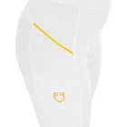 Női slim fit leggings mikro mesh betétekkel