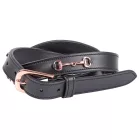 Curea de piele Harry's Horse Rosegold bit