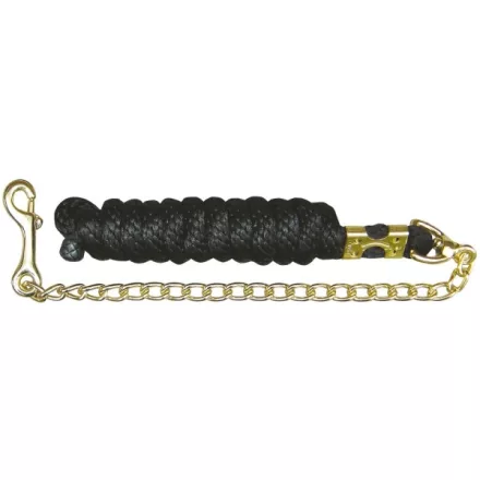 Lesă cu lanț Harry's Horse Gold 2,4 m