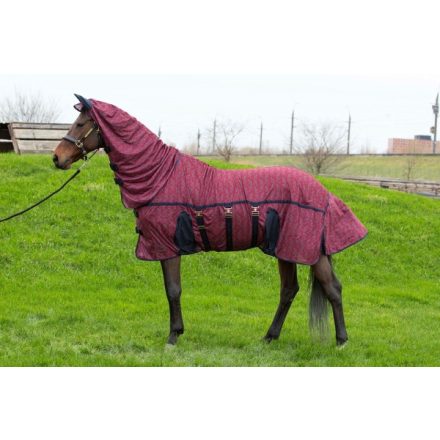 Pătură de muște Harry's Horse Mesh Superior cu protecție de gât și urechi