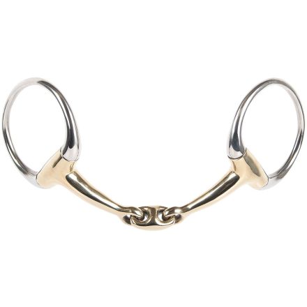 Zăbală Harry's Horse Gold Bras frântă în trei