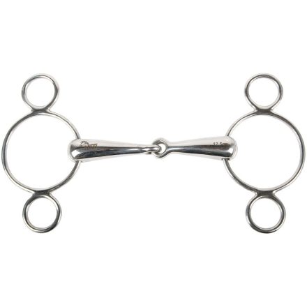 Zăbală Harry's Horse cu 3 inele, frântă în două