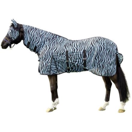 Hkm -Zebra Aqua- pătură anti-insecte + protecție gât