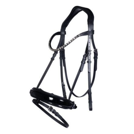 Frâu HKM Fleur - cob, negru
