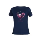 Tricou pentru copii HKM I love horseriding - 110/116, roz
