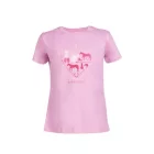 Tricou pentru copii HKM I love horseriding - 110/116, roz
