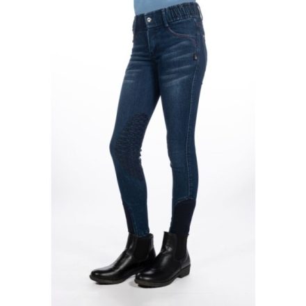 Pantaloni cu silicon HKM Aymee Denim pentru copii - 110/116
