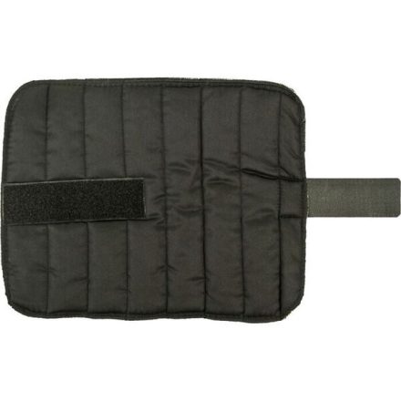 Coaster din lemn HKM cu velcro - negru