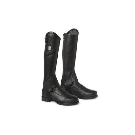 Mountain Horse Veganza chaps pentru copii - produs VEGAN - 10 ani, Negru