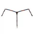 Pieptar western uleiat, cu mărgele în stil „serape”