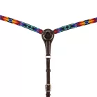 Pieptar western uleiat, cu mărgele în stil „serape”