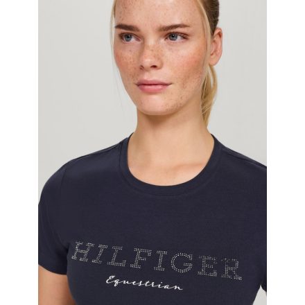 Tricou cu cristale Tommy Hilfiger Belmont, damă