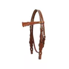 Căpăstru western cu model floral embosat